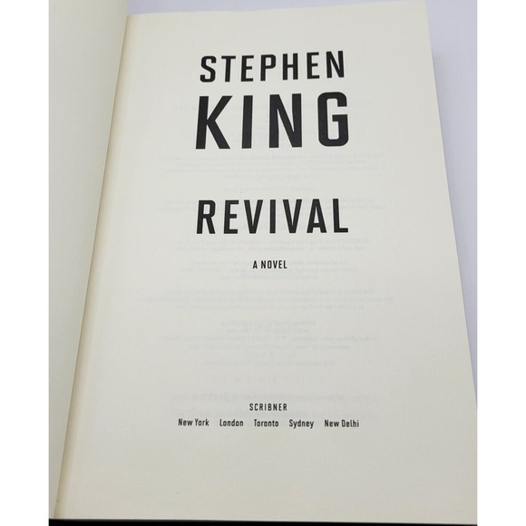 Stephen King Revival 2014 First Edition First Print Hardcover Dustjacket - Picture 5 of 6